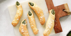 Halloween bread sticks