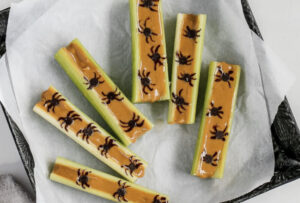 Halloween Celery Sticks
