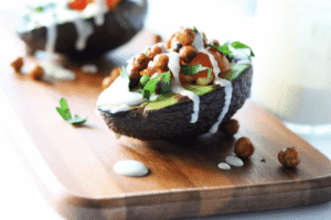Grilled avocado picture